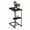 Black, variant on LENLN Modern C-shaped Side Table Set of 2, Bedside End Table, Coffee Tray for Couch Bed, Living Room and Small Spaces