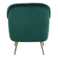 thumbnail image 5 of SAFAVIEH Brienne Mid-Century Arm Accent Chair, Emerald Velvet, 5 of 10