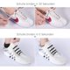 thumbnail image 3 of Cordones para zapatos sin atar para adultos y niños, cordones elásticos para zapatillas, cordones sin atar de silicona de goma, 3 of 7