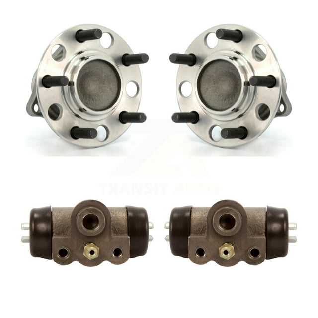 Transit Auto Rear Wheel Cylinders and Hub Bearing Assembly Kit for Car Jeep Patriot Compass Dodge Caliber Chrysler Sebring Avenger - Left Right Side (Driver Passenger) K7D-101860