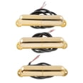 thumbnail image 3 of Artec LSA70 Alnico 5 Lipstick Style Single Coil Neck Middle Bridge Pickups Set for Strat Style Electric Guitar, Gold, 3 of 5