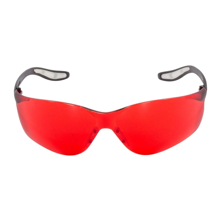 Honeywell Uvex by by Avatar Safety Glasses Red Frame with Clear Lens & Anti-Scratch Hardcoat (S2860 Honeywell Uvex by by Avatar Safety Glasses Red Frame with Clear Lens & Anti-Scratch Hardcoat (S2860