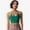 Green, variant on Women's Low Impact Strappy Sports Bra with Lightweight Breathable Fabric and Seamless Finish- X Large, Green