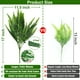 thumbnail image 2 of Plantas artificiales TURNMEON, 8 paquetes de helechos, decoración exterior, 2 of 7