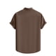 thumbnail image 4 of pstuiky camisetas de hombre, Blusa de manga corta con cuello redondo y empalme irregular para hombre ropa de hombre l, 4 of 4