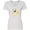AA-White, variant on Inktastic Cute Shark, Little Shark, Yellow Shark, Sea Animal Women's V-Neck T-Shirt