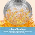 thumbnail image 4 of Stainless Steel Steam Pot Food Steamer Handle Design Steamer Pot Double-layer Steamer, 4 of 9