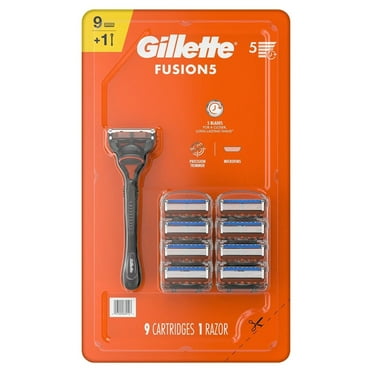 Gillette Fusion5 Men's Razor Handle   9 Blade Refills