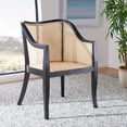 thumbnail image 2 of SAFAVIEH Maika Nautical Solid Dining Chair, Black/Natural, 2 of 7