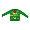 thumbnail image 1 of Suéter Navideño Dr. Seuss Ugly Sweater Talla G Grinch Unisex Manga Larga Verde, 1 of 4