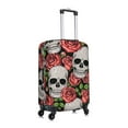 thumbnail image 3 of Uemuo Skull and Roses Printed Washable Luggage Cover - Fashion Suitcase Protector Fits 18-32 Inch Luggage -, 3 of 9