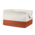 thumbnail image 1 of Panier à Linge pour la Maison à Deux Poignées Panier à Jouets Contenant de Rangement Sac Orange Taille g, 1 of 1
