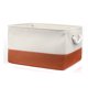 thumbnail image 1 of Contenedor de Almacenamiento Unique Bargains de tela con asas de Doble Tamaño L color naranja, 1 of 7