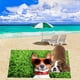 thumbnail image 5 of Toalla de playa para perro - Toalla de arena de microfibra absorbente y grande de secado rápido de 30x60 pulgadas, ligera y suave, lavable a máquina, multicolor, 5 of 9