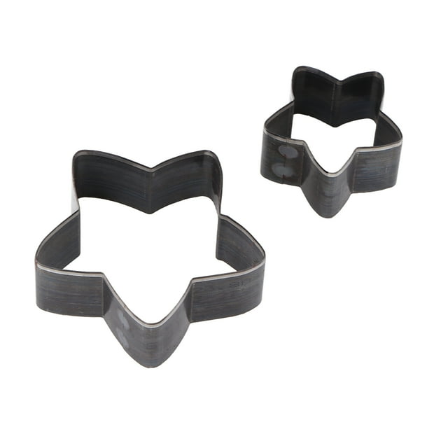 Cortador De Cuero, Corte Limpio, Aplicación Amplia, Molde De Cuero, Forma De Estrella, 2 Piezas Para Tela ANGGREK 12345678