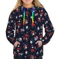 thumbnail image 3 of KLL Vintage Rose for Womens Pullover Hoodie with Pocket Hooded Long Sleeve Shirts Sweatshirt for Women-Medium, 3 of 7
