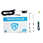 Rockville dB10 800w Peak Mono Car Audio Amplifier 200 Watt RMS + Amp Wire Kit