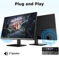 Krocisen 27 inch 1080P IPS LCD Computer Monitor 100Hz FHD Gaming Monitor 99% sRGB , FreeSync for Office
