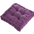 thumbnail image 4 of Large Floor Pillows, 16x16x3.1In Square Meditation Pillow, Microsuede Sitting Pillows Floor Cushion for Yoga Living Room Balcony Office, 4 of 6