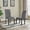 Gray, variant on Cterwk 2 Pack Upholstered Velvet Seat Dining Chair with Wood Frame, Armless Side Chair for Living Room, Dining Room, Gray