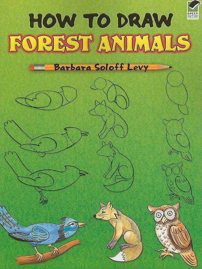 Dover How to Draw: How to Draw Forest Animals (Paperback) - Walmart.com