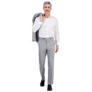 Tallia Mens Classic fit Dress Pants 32 / 30 Light Grey Solid