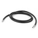 thumbnail image 4 of 5 Piezas de Cadena de Colr de Cordón de Esbones de material acero Inoxidable de Caucho Negro de 20 Pulgadas para Mujer Hugo collar de cordón de caucho negro, 4 of 9