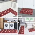 thumbnail image 5 of Red Christmas Tree Pattern Kitchen Rugs Sets Of 2,Anti Fatigue Kitchen Mat Rugs Non Slip Washable,Decorative Kitchen Floor Mats for Kitchen,Sink,Laundry,17"x30"+17"x47", 5 of 7