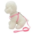 thumbnail image 2 of Walbest Small Dog Harness and 47"Long Leash Set for Puppy XS S Medium Dogs, Soft Easy Walk No Pull Step in Vest Harnesses Escape Proof Boy Girl, Pink, 2 of 7