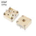 thumbnail image 2 of 5 piezas de 224pF 4-lineal de corte PCB de sintonización variable de Ajustable Condensadores por Radio, 2 of 2