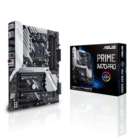 New ASUS Prime X470-Pro AMD Ryzen 2 AM4 DDR4 DP HDMI M.2 USB 3.1 ATX