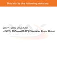 thumbnail image 2 of MAX Advanced Brakes - Brake Kit For 2007-2010 Volvo S80| Carbon Ceramic Brake Pad and Rotor Kit Front and Rear| Daily Driving OE Replacement Brake Rotors, 2 of 9