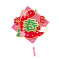 thumbnail image 2 of balikha Chinese New Year Decorations 2025 Door Stickers Home Gifts Holidays Accessories with Bless Words Ornament for Lunar New Year, 2 of 9