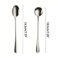 thumbnail image 3 of Pack of 8 Kitchen Spoons Stainless Steel Stirring Spoons Coffee Spoon Dessert Spoons Mixing Spoons Practical Utensils, 3 of 18