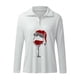 thumbnail image 4 of Pntutb Moda Mujer Casual Fleece Cremallera Cuello alto Sudadera con capucha suelta Pntutb Pntutb-2973, 4 of 4