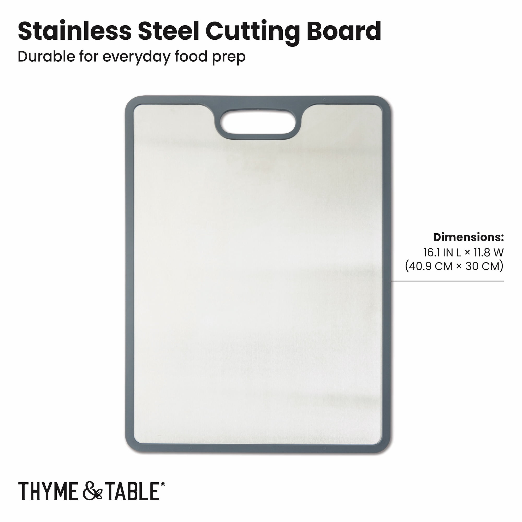 Thyme & Table Stainless-Steel Cutting Board