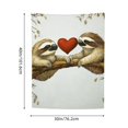 thumbnail image 3 of ZFLMY Sloth Heart Branch Wall Tapestry Art 100% Polyester Home Decor 30*40in, 3 of 5