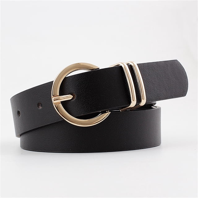 Ceinture pour Jeans et Robes avec Boucle Dorée – Accessoire de Mode Élégant pour Femme pour un Style Quotidien