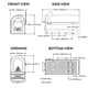 thumbnail image 4 of Buzones Arquitectónicos 7900-7R-Sr Buzón Boulder Rojo, 4 of 5