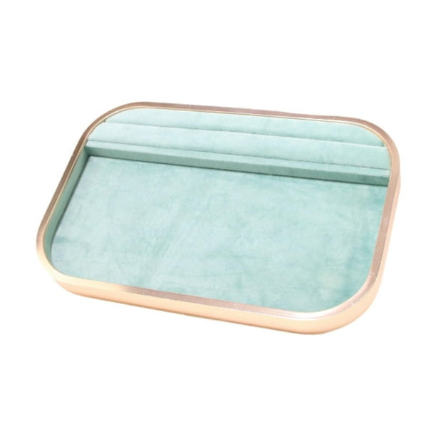 Bandeja de joyería de aleación de aluminio para cajón, soporte para joyas para mostrador de tienda. Seleccione Bandeja Multiuso