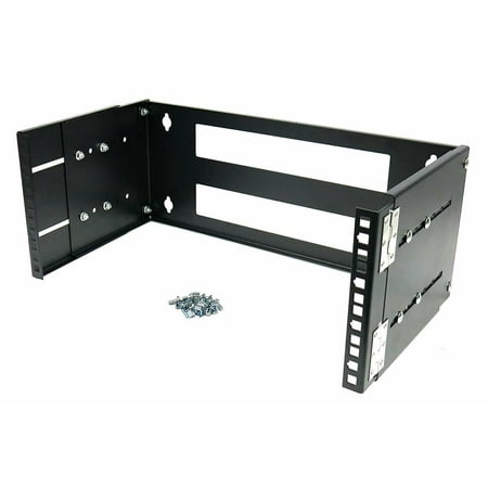 CNAweb 4U 19-Inch Hinged Extendable Wall Mount Bracket Network Equipment Rack