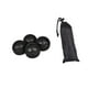thumbnail image 5 of 4 protectores de patas para sillas Moon para adultos, fundas de goma para muebles Negro, 5 of 9