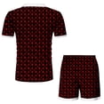 thumbnail image 5 of Vedolay Short Sets For Men Casual Summer Men Short Sets 2 Piece Hawaii With Pockets Summer Casual 2023 Short Pants And T-Shirt,White L, 5 of 5