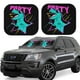 thumbnail image 1 of Balery Rex Dinosaur With Sunglasses Parasol para parabrisas de coche de 2 piezas | Parasol plegable para parabrisas delantero de coche para la mayoría de sedanes-Large, 1 of 6