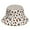 White-2, variant on Leopard Print Bucket Hat, Personalized Acrylic Fisherman Hat, Soft and Warm Casual Outdoor Cap for Daily Wear