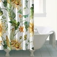 thumbnail image 2 of Shower Curtain Set with Snap-in,Farmhouse Yellow Diasy Plant (5) Shower Curtains Reusable Shower Liner,Minimalist Polyester Curtains Liner,72x72Inch, 2 of 4