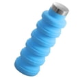 thumbnail image 2 of Termo Plegable de Silicon Tapa de Acero Azul 550ml HappyWare Plegable, 2 of 3