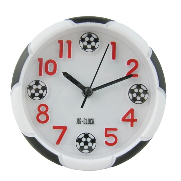 Creativo 3D Baloncesto Fútbol Deporte Despertador Estéreo Reloj digital Estudiante Niños Habitación Reloj de mesa Regalos