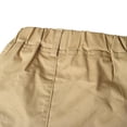 thumbnail image 5 of [BRAND CLEARANCE!!!] 1-7T Summer Boys' Solid Shorts Elastic Waist Teens Trousers Beach Shorts for Running Fitness Breathability (Khaki), 5 of 7