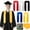 5Pcs Honor Award Silk Under $5 a1, variant on RRJ Graduation Ribbon Sash, Silk Honor Stole Award Ceremony Regalia, Academic Achievement Recognition Shawl for Graduates Commencement Ceremony Decor